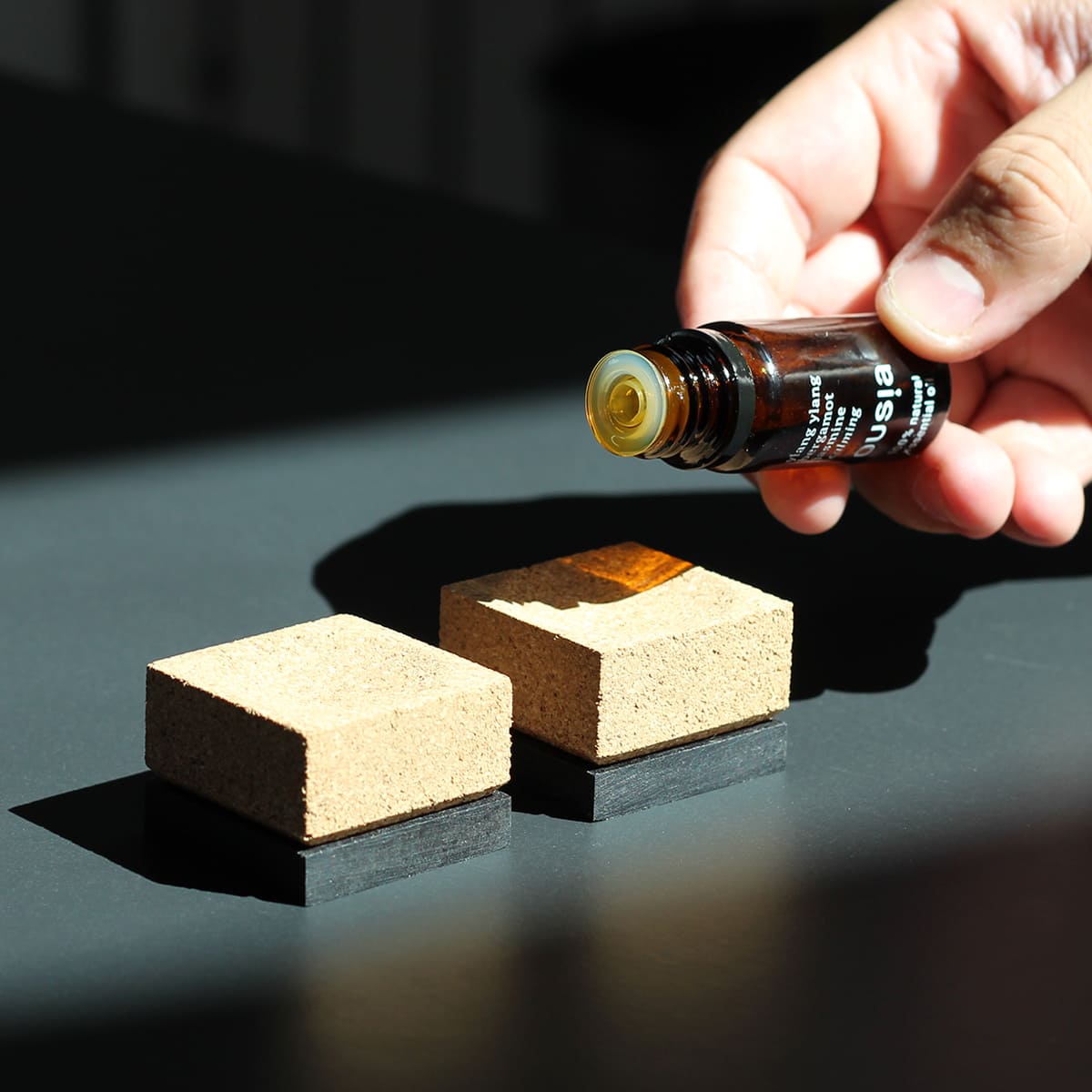 Duftblock-Set Quadrat mit Duftöl „Calming“